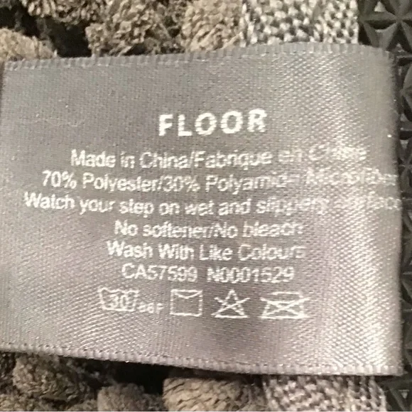 Norwex Chenille Gray Mat - Picture 4 of 7